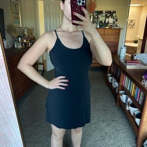 Black Outdoor Voices Exercise Dress